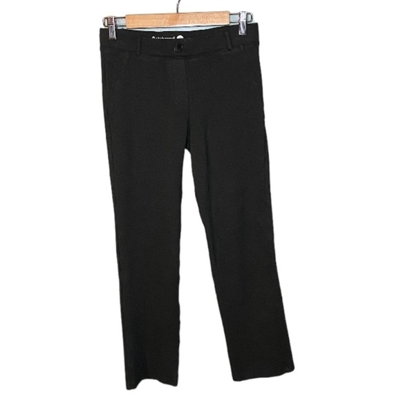 Betabrand Straight-Leg Classic Dress Pant Yoga Pant Charcoal - Picture 3 of 10